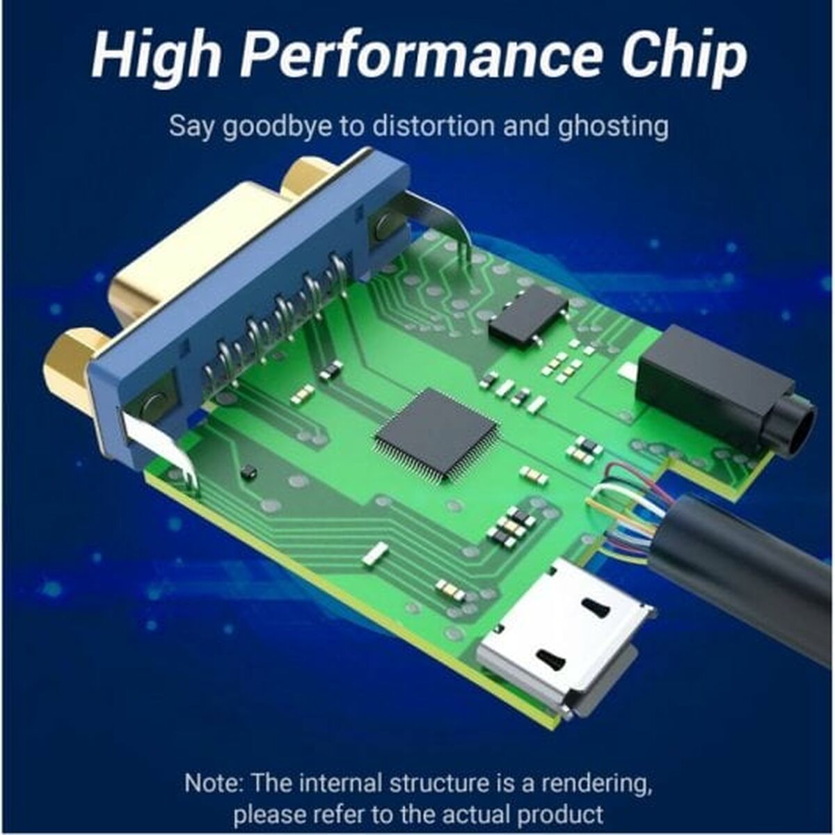Adattatore HDMI con VGA Vention 42154 Nero 15 cm